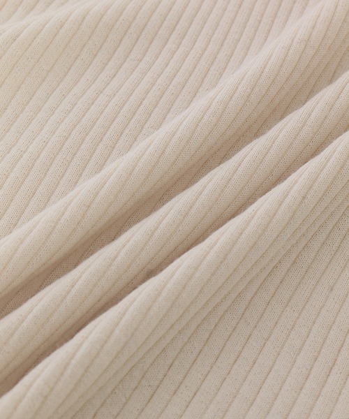 ADAM ET ROPE'（アダムエロペ）の「アンチピリングリブニットタートル（ニット/セーター・レディース・ブラック/キナリ/ミント/パープル・FREE）」の18枚目の写真