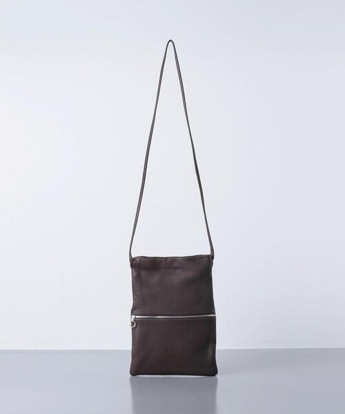 アエタ ショルダーバッグ - ダークブラウン Aeta アエタ 20aw DEER 