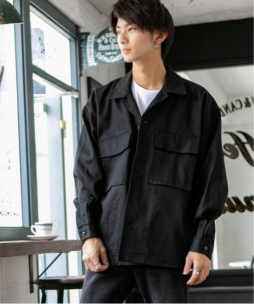 ADMIX/ATELIER SAB MEN（アドミックスアトリエサブメン）の「オーバーサイズ CPOジャケット（ブルゾン・メンズ・オフホワイト/ブラック/ブラック系その他/ベージュ/インディゴブルー/ワンウォッシュ・48/50）」の15枚目の写真