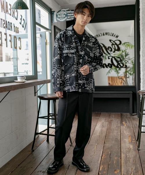 ADMIX/ATELIER SAB MEN（アドミックスアトリエサブメン）の「オーバーサイズ CPOジャケット（ブルゾン・メンズ・オフホワイト/ブラック/ブラック系その他/ベージュ/インディゴブルー/ワンウォッシュ・48/50）」の21枚目の写真