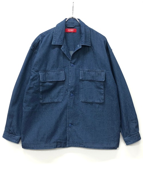 ADMIX/ATELIER SAB MEN（アドミックスアトリエサブメン）の「オーバーサイズ CPOジャケット（ブルゾン・メンズ・オフホワイト/ブラック/ブラック系その他/ベージュ/インディゴブルー/ワンウォッシュ・48/50）」の13枚目の写真