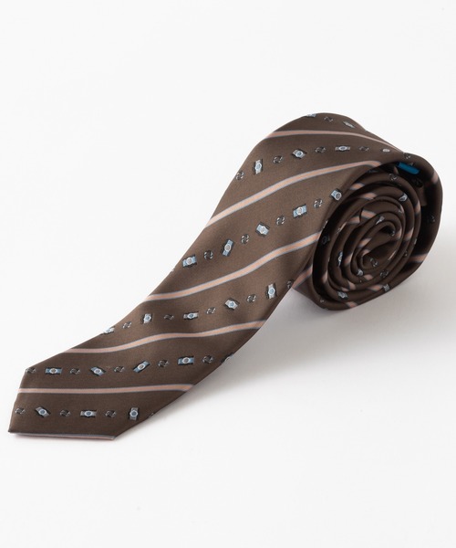 Quit Running（クイトランニング）の「イージーケア 洗えるネクタイ ホビーデザイン スリム ナロータイ（ネクタイ・メンズ・ネイビー/レッド/ブラウン/マスタード/ブルー/グリーン/ライトグリーン/ライトブラウン/グレー/ベージュ/ダークグリーン/チャコールグレー/ライトグレー/ライトブルー/コバルトブルー/ワイン/チャコール/ダークベージュ/ダークネイビー/グリーン系その他/ブルー系その他/グレー系その他/ブラウン系その他/オリーブ/キャメル/バーガンディー/グレー系その他2/グレー系その他3/ブラウン系その他2/ブルー系その他2/ブルー系その他3/レッド系その他2/レッド系その他/ロイヤルブルー/ネイビー系3/グレイッシュブルー/ワイン系1/ブラウン系その他3/ネイビー系1/ネイビー系9/シルバー/スカイブルー/ブラウン系その他4/ネイビー系2/ブルー系その他4/ネイビー系5/イエロー系1/インディゴブルー/ダークインディゴブルー/シルバー系1/ネイビー系6/ネイビー系4/グレー系その他4/ブルー系その他5/ダークブルー/モカ/ブルー系その他7/ネイビー系8/カーキ/グレー系その他5/ブルー系その他6/イエローゴールド/ネイビー系7・FREE）」の16枚目の写真