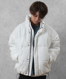 make a ray! | オーバーサイズ スタンドカラー ファイバーダウン ショートジャケット(ダウンジャケット/コート)