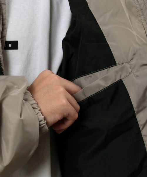 make a ray!（メイク ア レイ！）の「オーバーサイズ スタンドカラー ファイバーダウン ショートジャケット（ダウンジャケット/コート・メンズ・グレー/ブラック/オフホワイト・M/L）」の20枚目の写真