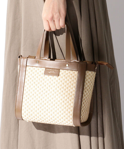 CHRISTIAN VILLA / ストロー バスケットバッグ