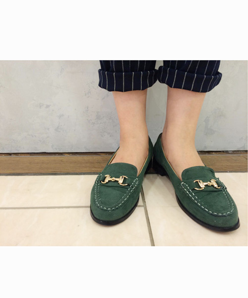 Chico（チコ）の「スエードビットローファー（その他シューズ・レディース・ネイビー/グリーン/レッド/ブラック・LARGE/MEDIUM/SMALL）」の3枚目の写真
