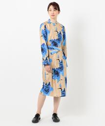 現行 ポールスミス 洗える カラーコントラストカフスワンピース マルチカラー　L Paul Smith（ポールスミス）の「【洗える！】 カラー