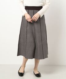 INTERPLANET | 配色柄ニットスカート(スカート)