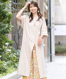 チチカカ | ステッチカラーハニカムワンピース(ワンピース)