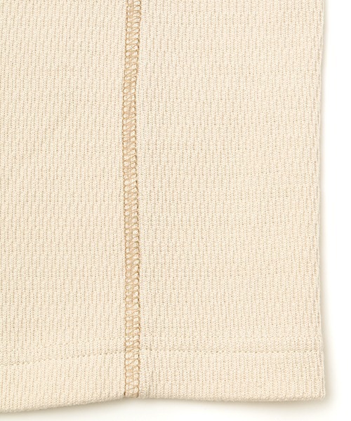 チチカカ（チチカカ）の「ステッチカラーハニカムワンピース（ワンピース・レディース・ライム/ベージュ/ピンク・FREE）」の15枚目の写真