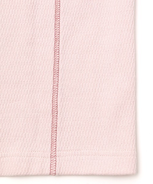 チチカカ（チチカカ）の「ステッチカラーハニカムワンピース（ワンピース・レディース・ライム/ベージュ/ピンク・FREE）」の21枚目の写真