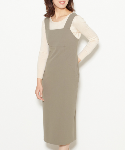 Tiara（ティアラ）の「バックスリットジャンスカ（ワンピース・レディース・モカ/ブラック・S/M）」の12枚目の写真