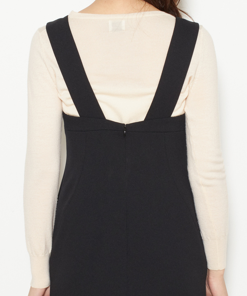 Tiara（ティアラ）の「バックスリットジャンスカ（ワンピース・レディース・モカ/ブラック・S/M）」の7枚目の写真