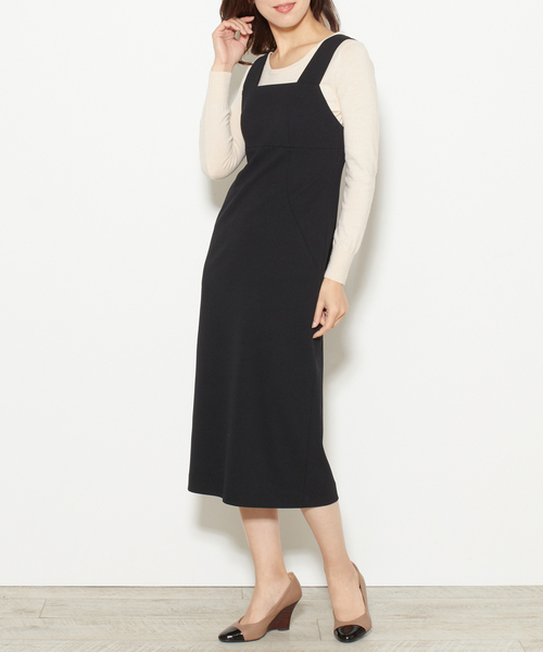 Tiara（ティアラ）の「バックスリットジャンスカ（ワンピース・レディース・モカ/ブラック・S/M）」の4枚目の写真