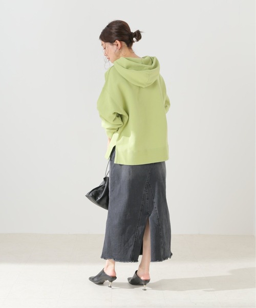 Simplicite（サンプリシテ）の「Natural Friendly デニムスカート（デニムスカート・レディース・ブラック/ブルー系その他・SMALL/MEDIUM）」の8枚目の写真