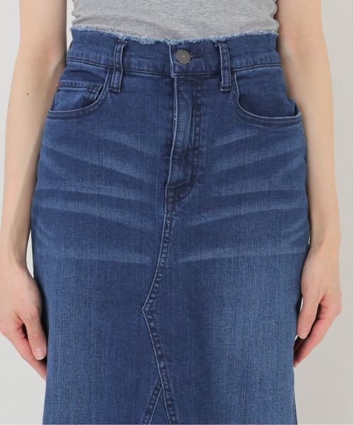 Simplicite（サンプリシテ）の「Natural Friendly デニムスカート（デニムスカート・レディース・ブラック/ブルー系その他・SMALL/MEDIUM）」の14枚目の写真