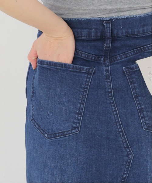 Simplicite（サンプリシテ）の「Natural Friendly デニムスカート（デニムスカート・レディース・ブラック/ブルー系その他・SMALL/MEDIUM）」の9枚目の写真