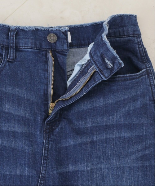 Simplicite（サンプリシテ）の「Natural Friendly デニムスカート（デニムスカート・レディース・ブラック/ブルー系その他・SMALL/MEDIUM）」の10枚目の写真
