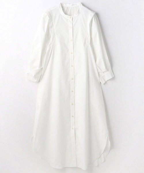 NICOLE white(ニコルホワイト)の「バックビンテージサテンワンピース(ワンピース・レディース・カーキ/オフホワイト/ライトグレー・FREE)」の13枚目の写真