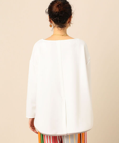 NOLLEY’S Sophi(ノーリーズソフィ)の「ダンボール配色プルオーバーカットソー(Tシャツ/カットソー・レディース・チャコールグレー/ベージュ/ホワイト・38/36)」の18枚目の写真
