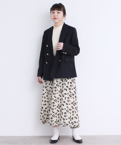 CHILD WOMAN（チャイルドウーマン）の「2/72トロ　スーパー100　ダブル釦ジャケット（テーラードジャケット・レディース・ネイビー・FREE）」の15枚目の写真