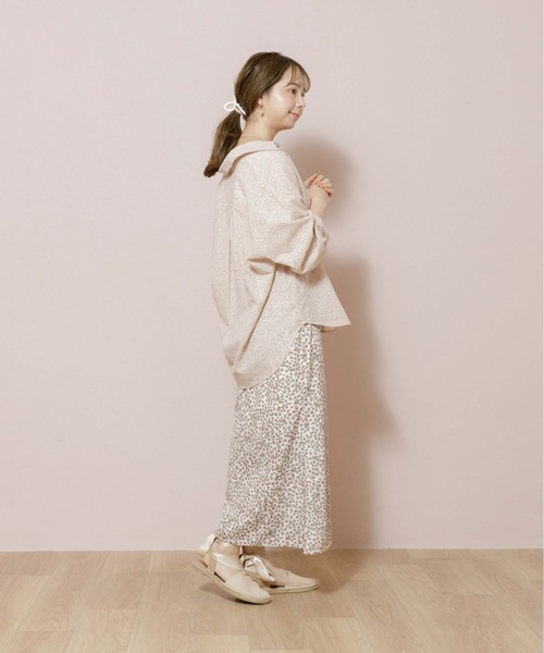 flower（フラワー）の「フラワリースキッパーシャツ（シャツ/ブラウス・レディース・ベージュ/ホワイト・FREE）」の19枚目の写真