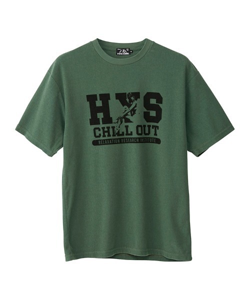 HYSTERIC GLAMOUR（ヒステリックグラマー）の「RELAX RESEARCH Tシャツ（Tシャツ/カットソー・メンズ・ブラック/パープル/グリーン・X-LARGE/SMALL/LARGE/MEDIUM）」の2枚目の写真