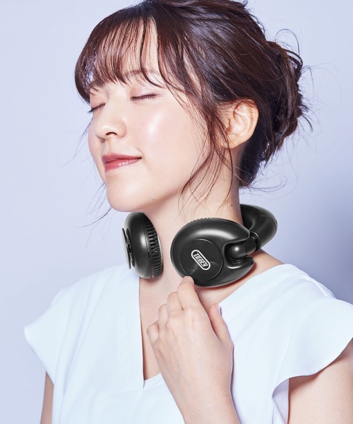 Toffy（トフィー）の「【Toffy/トフィー】 ハンズフリーネッククーラー＜充電式＞（生活家電・レディース・ホワイト/ブラック/アクア・FREE）」の3枚目の写真