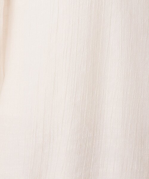 DRESKIP（ドレスキップ）の「◆【2点セット】ラッフルスリーブスラブブラウス＋インナー（シャツ/ブラウス・レディース・ネイビー/黄緑系/ライトベージュ・02/04/03）」の11枚目の写真