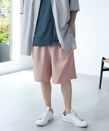 ワイドシルエットTRストレッチショートパンツ