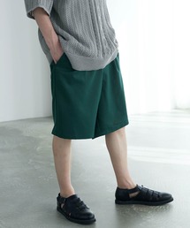 ワイドシルエットTRストレッチショートパンツ