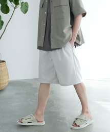 ワイドシルエットTRストレッチショートパンツ