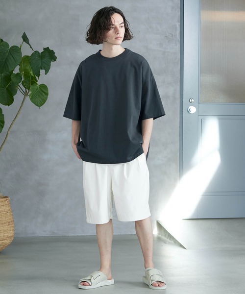 ワイドシルエットTRストレッチショートパンツ MONO-MART│MONO