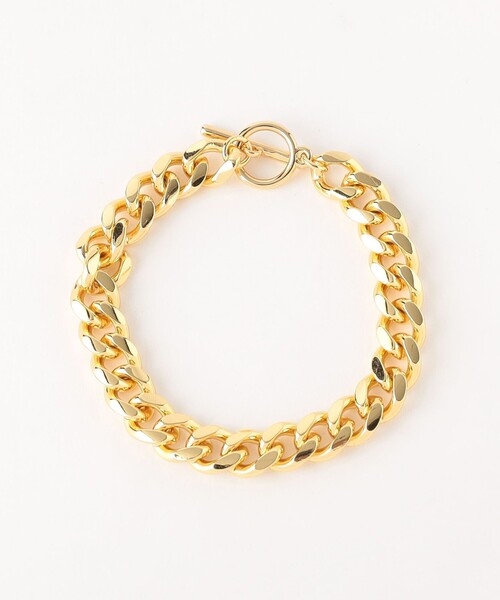 green label relaxing（グリーンレーベルリラクシング）の「＜green label relaxing＞フラットチェーン ブレスレット（ブレスレット・メンズ・シルバー/ゴールド・FREE）」の8枚目の写真