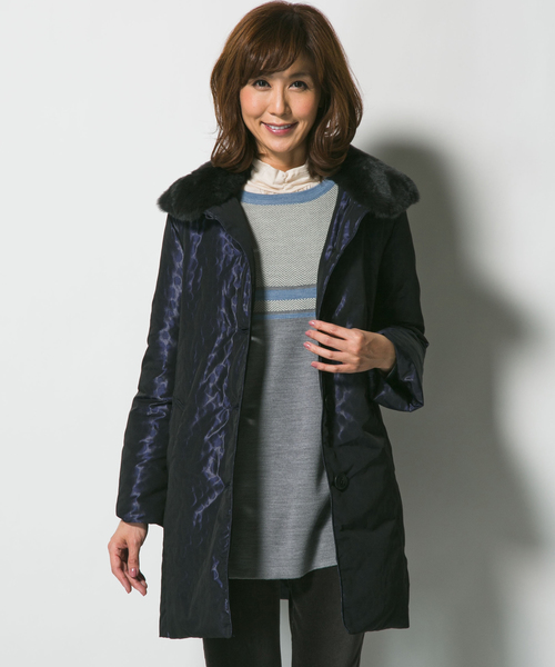 JANE MORE（ジェーン モア）の「ジャガードダウン コート（ダウン 