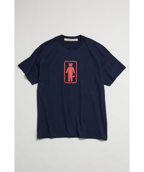 AlexanderLeeChang（アレキサンダーリーチャン）の「AlexanderLeeChang/アレキサンダーリーチャン NYANCOFFEE TEE（Tシャツ/カットソー・メンズ・ホワイト/ライトパープル/ネイビー/グリーン・3/4/2）」の4枚目の写真