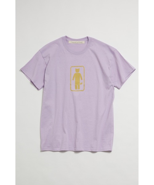 AlexanderLeeChang（アレキサンダーリーチャン）の「AlexanderLeeChang/アレキサンダーリーチャン NYANCOFFEE TEE（Tシャツ/カットソー・メンズ・ホワイト/ライトパープル/ネイビー/グリーン・3/4/2）」の7枚目の写真