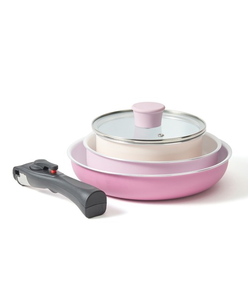 Francfranc(フランフラン)の「GO TABLE 鍋・フライパン5点セット ピンク(鍋/フライパン・レディース・ピンク・FREE)」の14枚目の写真