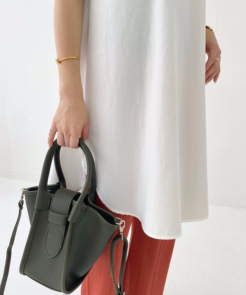 StyleSea（スタイルシー）の「ブロード前後2Wayブラウス（シャツ/ブラウス・レディース・ブラック/ベージュ/オフホワイト/ミント/モカ・FREE）」の18枚目の写真