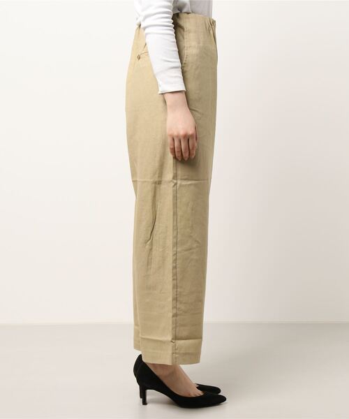 Samansa Mos2（サマンサ モスモス）の「イージーストレートパンツ（その他パンツ・レディース・ベージュ/ネイビー/ミント/キナリ・ﾌﾘ-）」の6枚目の写真