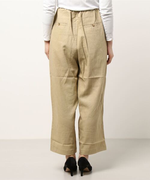 Samansa Mos2（サマンサ モスモス）の「イージーストレートパンツ（その他パンツ・レディース・ベージュ/ネイビー/ミント/キナリ・ﾌﾘ-）」の5枚目の写真