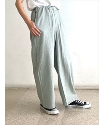 Samansa Mos2 | イージーストレートパンツ(その他パンツ)