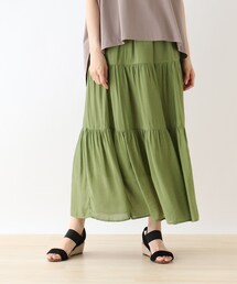 SHOO・LA・RUE | オーガンジーティアードスカート(スカート)