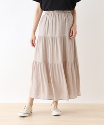 SHOO・LA・RUE | オーガンジーティアードスカート(スカート)