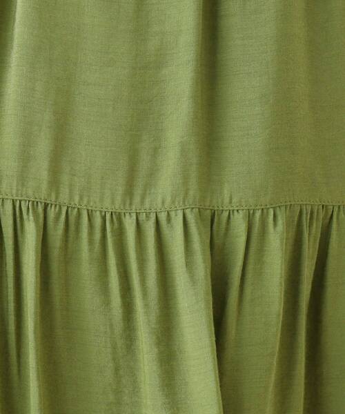 SHOO・LA・RUE（シューラルー）の「◆オーガンジーティアードスカート（スカート・レディース・ブラック/ブルー/ライトベージュ/黄緑系/ピンク系・00）」の12枚目の写真