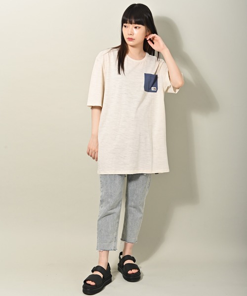 THE NORTH FACE（ザノースフェイス）の「THE NORTH FACE (ザ・ノース フェイス) FACE CAMPEN TEE Tシャツ（Tシャツ/カットソー・レディース・ホワイト・M/S/L/XL）」の11枚目の写真