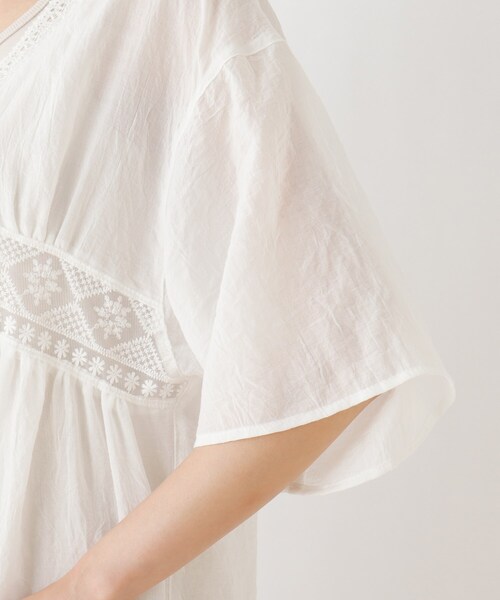 SHOO・LA・RUE（シューラルー）の「◆【2点セット】レース切り替えガウンワンピースセット（ワンピース・レディース・ホワイト系/ブラック・02/03/04）」の4枚目の写真