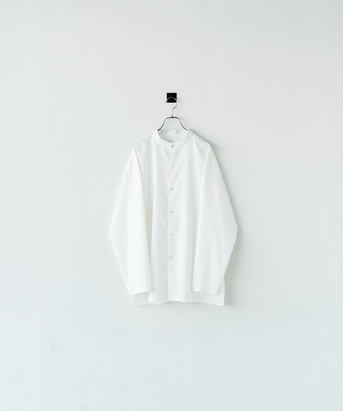 Utusiyo（ウツシヨ）の「shirt 無彩（シャツ/ブラウス・メンズ・ホワイト/ブラック・MEDIUM/LARGE）」の12枚目の写真