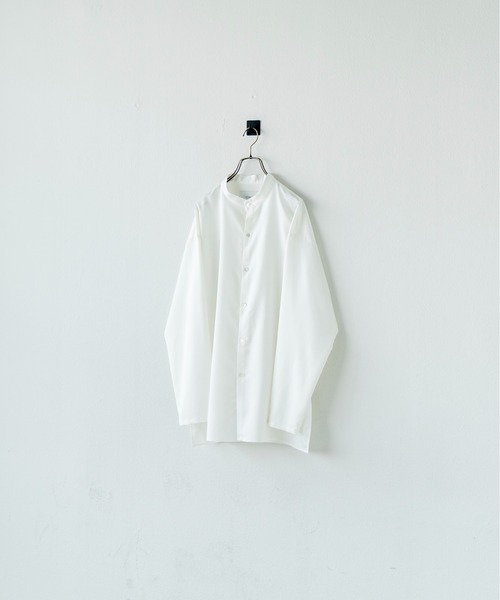 Utusiyo（ウツシヨ）の「shirt 無彩（シャツ/ブラウス・メンズ・ホワイト/ブラック・MEDIUM/LARGE）」の13枚目の写真