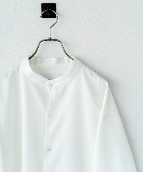 Utusiyo（ウツシヨ）の「shirt 無彩（シャツ/ブラウス・メンズ・ホワイト/ブラック・MEDIUM/LARGE）」の14枚目の写真